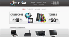 Desktop Screenshot of jrprint.com.br