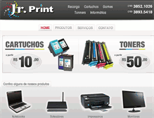 Tablet Screenshot of jrprint.com.br